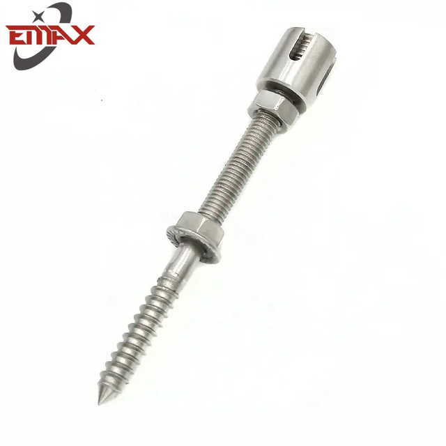 Staffa per mozzo da parete verde Raccordi per funi metalliche Rigging hardware in acciaio inossidabile