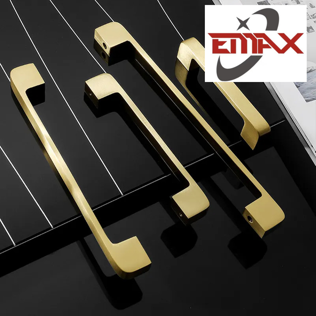 Toptan Katı Bakır Pirin&ccedil; Kapı Kolları Kolları