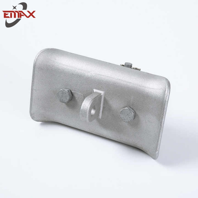 Morsetto di sospensione in lega di alluminio per conduttore a doppio ponticello