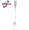 Bộ dụng cụ treo d&acirc;y treo trần bằng th&eacute;p kh&ocirc;ng gỉ c&oacute; thể điều chỉnh được với phụ kiện
