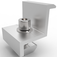 PV 모듈 알루미늄 스탠딩 심 마운트 클램프