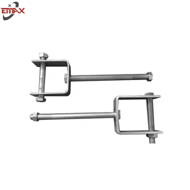Spool Rack Insulator የገሊላውን D-ቅንፍ D የብረት ቅንፍ