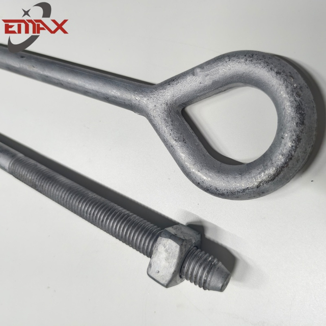 熱い販売の工場価格楕円形アイボルト鋼鍛造電源アクセサリー