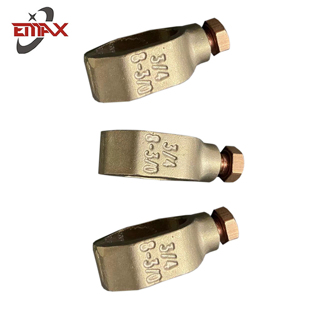 ที่หนีบสายดินอลูมิเนียมบรอนซ์สำหรับขั้วต่อสายเคเบิล 