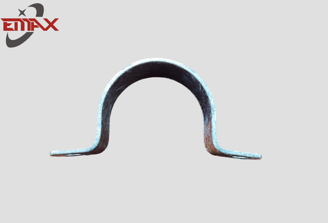 亜鉛メッキ高耐久丸穴U型パイプクランプ