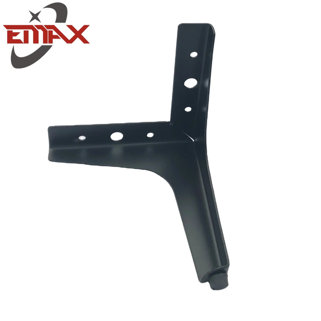 Gambe e piedini in acciaio per divani moderni in metallo nero, hardware per gambe angolari per divani