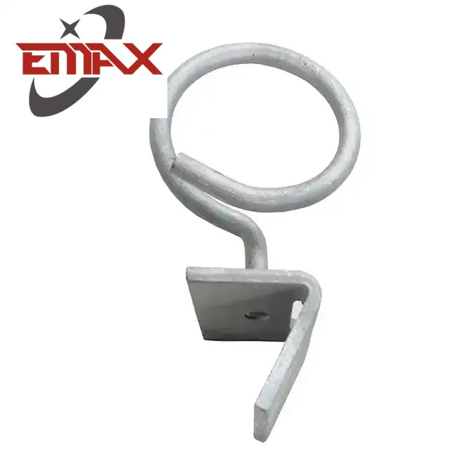 แหวนบังเหียนใยแก้วนำแสงชุบสังกะสีแบบจุ่มร้อนสำหรับฮาร์ดแวร์สายเสาและอุปกรณ์ไฟฟ้า