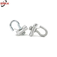 E ドロップ ケーブルの設置に使用されるスパン クランプ