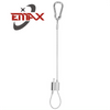 Bộ dụng cụ treo d&acirc;y treo trần bằng th&eacute;p kh&ocirc;ng gỉ c&oacute; thể điều chỉnh được với phụ kiện