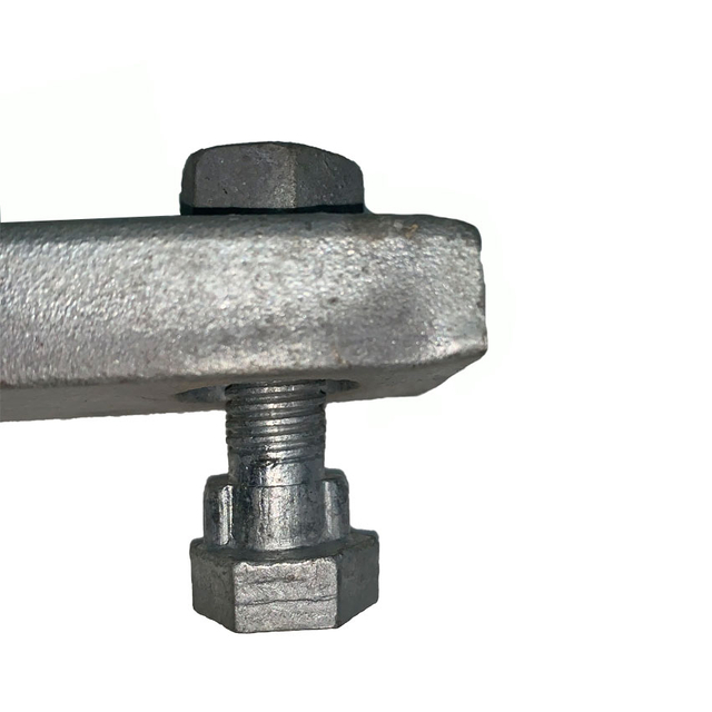 전력선용 육각 볼트가 있는 3볼트 케이블 가이 클램프