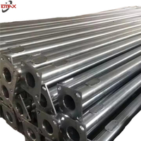 เสาไฟถนนแขนท่อเหล็กชุบสังกะสี