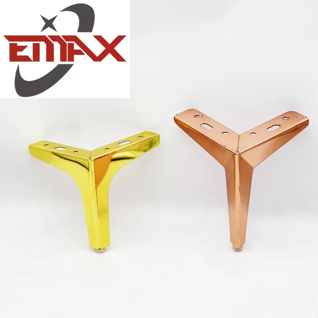 Metalowa Sofa Szafka Łazienkowa Noga St&oacute;ł Złota Noga Mebli