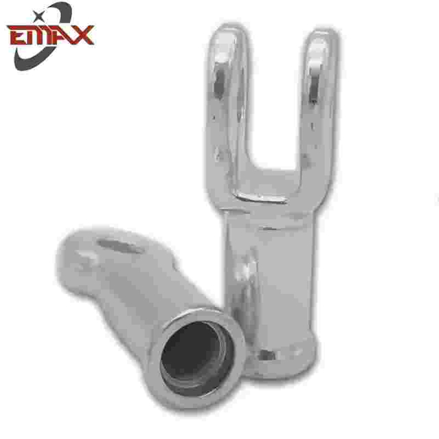 シャックル碍子金具付き電柱送電線金具