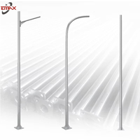 Sıcak Daldırma Galvanizli &Ccedil;elik Dış Mekan Lambası Direği