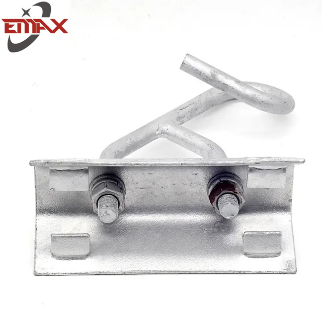 架空送電線ハードウェア C タイプ フックが付いているアルミニウム合金ポール ブラケット